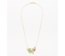 The Little Bits Glass & Gold-plated Necklace