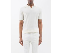 Skipper Knitted-cotton Polo Shirt
