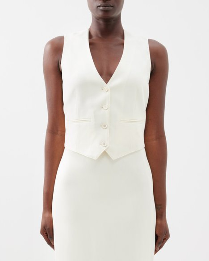 WARDROBE.NYC Damen Release 12 Virgin-wool Waistcoat