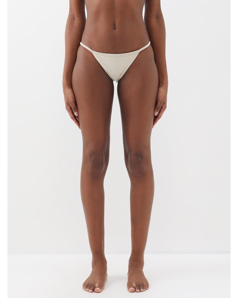 Sara Cristina Damen Sun Metallic Bikini Briefs