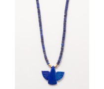 Thunderbird 14kt Gold & Lapis Lazuli Necklace