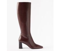 Square-toe 75 Leather Boots