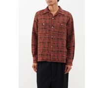 Abstract-check Jacquard Shirt
