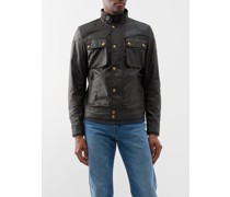 Racemaster Buckled-neck Waxed-cotton Jacket