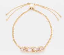 Diamond, Topaz & 14kt Gold Bracelet
