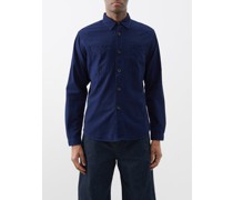 Treviscoe Overdyed Cotton-seersucker Shirt