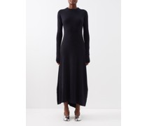 Embellished Strap Backless Responsible-knit Dress