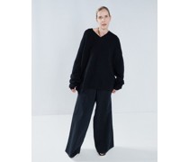 Organic Cotton And Recycled Cashmere V-neck Jumper