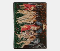 Spring Botticelli Embroidered Book Clutch Bag