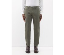 Flat-front Slim-leg Chinos
