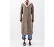 Maggie Wool-herringbone Coat