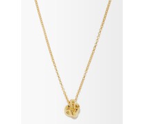 Knot Long 14kt Gold-vermeil Necklace