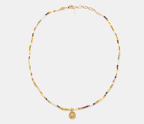 Lucky Eldroado Beaded 18kt Gold-plated Necklace