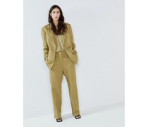 Relaxed Ramie And Cotton-blend Tailored Trouser