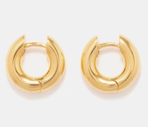 Bagel Medium 18kt Gold-vermeil Hoop Earrings