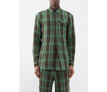 Highland Checked-linen Shirt