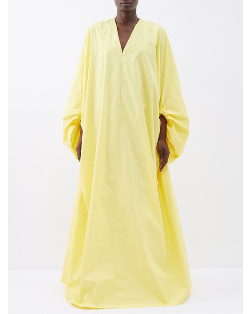 Roksanda Ilincic Damen Violeta V-neck Balloon-sleeve Cotton Dress