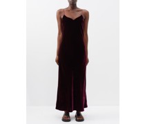 Lyon Velvet Slip Dress