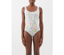 The Poppy Floral-print Swimsuit