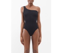 Nancy One-shoulder Crinkle-knit Swimsuit