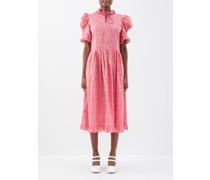 Leandra Floral-print Cotton-poplin Midi Dress