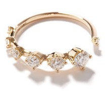 Sequence Diamond & 18kt Gold Ring