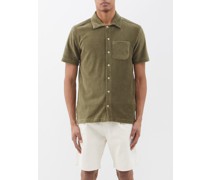 Riviera Patch-pocket Organic-cotton Shirt