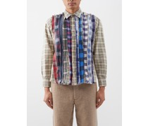 Patchwork Cotton-flannel Shirt