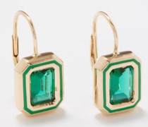 Madison Emerald & 14k Gold Earrings