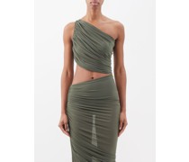 Diana One-shoulder Tulle Top