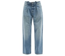 Fold Organic-cotton Dad Baggy Boyfriend Jeans
