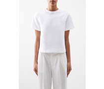 Saba Logo-patch Cotton-jersey T-shirt