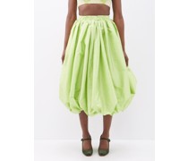 Nina Voluminous Upcycled Taffeta Midi Skirt