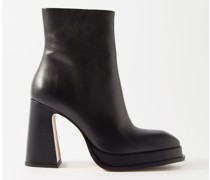 Chueca 90 Leather Heeled Boots