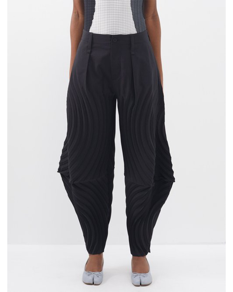 Issey Miyake Damen Resonant Technical-pleated Suit Trousers