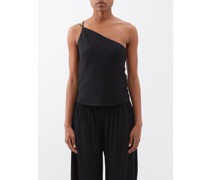 Sadie Asymmetric Crepe Top