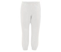 Recycled-yarn Cotton-blend Track Pants