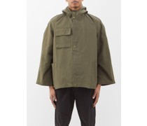Hooded Cotton-blend Ripstop Parka
