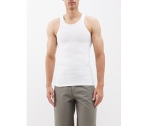 Francis Ribbed Cotton-jersey Tank Top