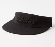 Tyry Logo-embroidered Cotton-canvas Visor