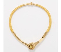 Knurled Wrench 18kt Gold Bracelet