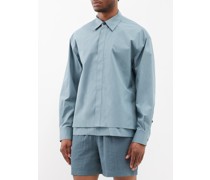 Double-layered Cotton-poplin Shirt