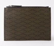 Monogram-jacquard Canvas Pouch