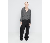 V-neck Sheer Cashmere Jumper