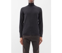 Roll-neck Merino-wool Sweater