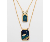 Collier en or, saphirs et diamants Believe