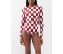 Alliyah Checked Surf Suit