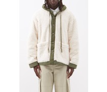 Sherpa Fleece Hooded Jacket