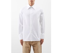 Mille Herringbone Cotton-blend Shirt