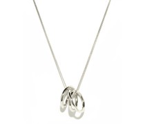 Flow Platinum-plated Sterling-silver Necklace